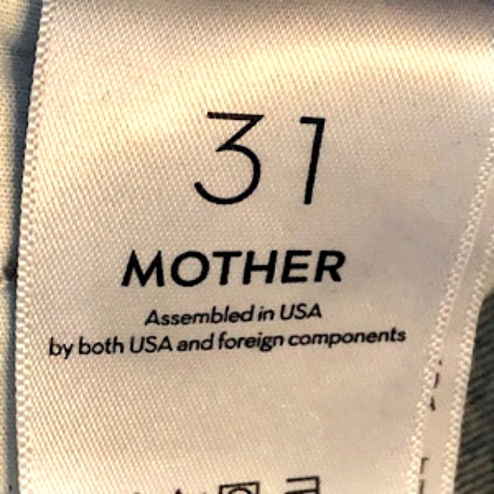 “NEW” MOTHER High-Waist Smokin Double Welt Heel Jean - Picture 9 of 11
